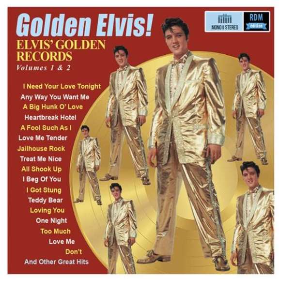 Presley, Elvis, Golden Elvis! Elvis' golden records volumes 1 & 2 - Mono II Stereo, Variétés internationales, Rock,...