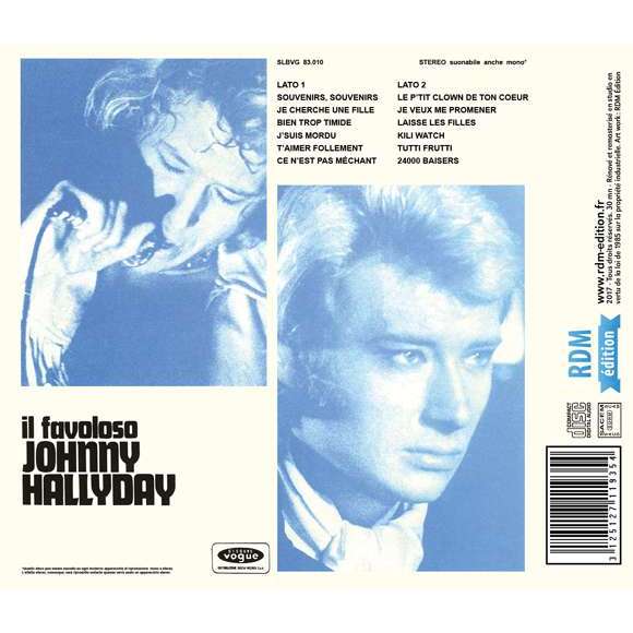 Hallyday, Johnny, Il favoloso Johnny Hallyday (Vogue made in Italie), Rock français, RDM-Edition, Musique