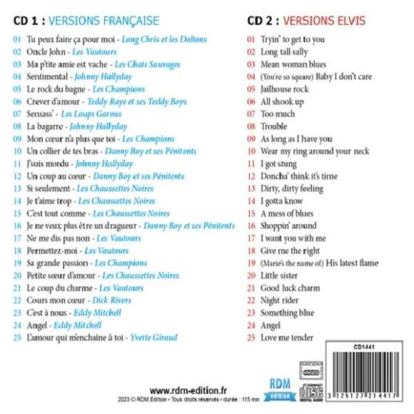 Presley, Elvis, Hallyday, Johnny, Mitchell, Eddy, Rivers, Dick, Boy, Danny, Raye, Teddy, Giraud, Yvette, Chris, Long, Ils...
