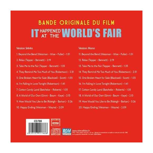 Presley, Elvis, It Happened at the World's Fair (Blondes, Brunes, Rousses), BOF & OST, Comédies musicales, Rock,...