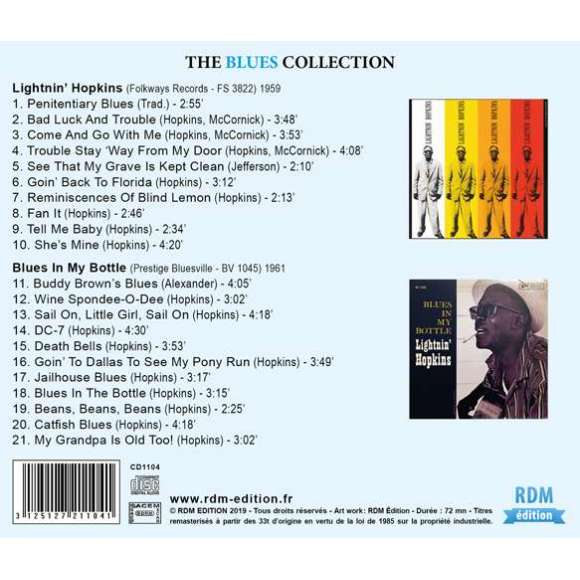 Hopkins, Lightnin', Jailhouse Blues, Blues, RDM-Edition, Musique