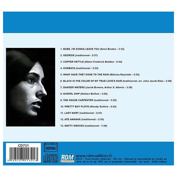 Baez, Joan, Joan Baez en concert, Variétés internationales, RDM-Edition, Musique
