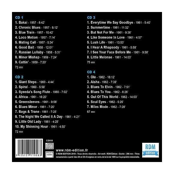 Coltrane, John, John Coltrane, 1957 - 1962 : l'anthologie, Jazz, RDM-Edition, Musique