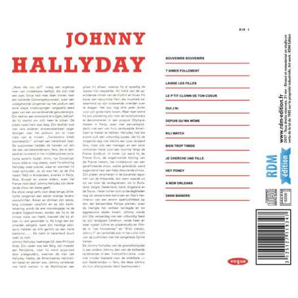 Hallyday, Johnny, Johnny Hallyday (Vogue made in Hollande), Rock français, RDM-Edition, Musique
