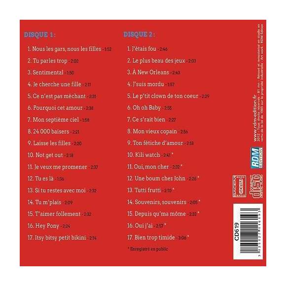 Hallyday, Johnny, Johnny Hallyday - Les Premières années, Rock français, RDM-Edition, Musique