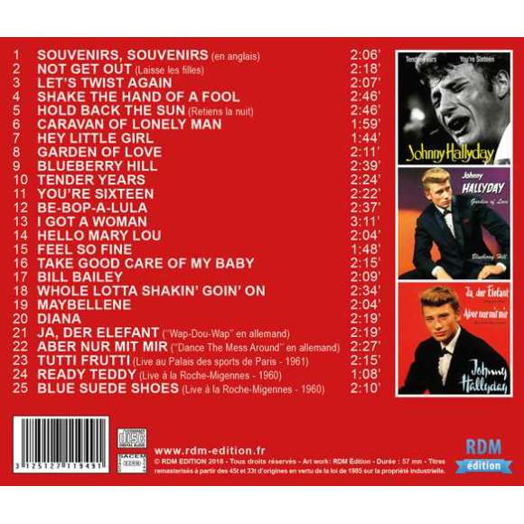 Hallyday, Johnny, Johnny Hallyday chante en anglais et en allemand, Rock, RDM-Edition, Musique