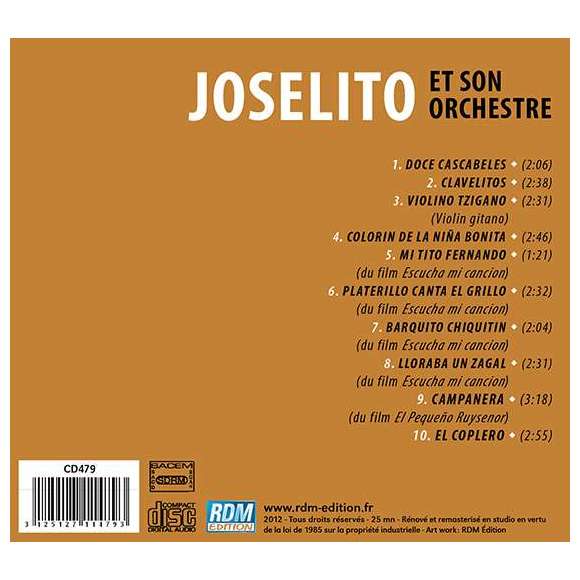 Joselito, Joselito et son orchestre, Variétés internationales, RDM-Edition, Musique