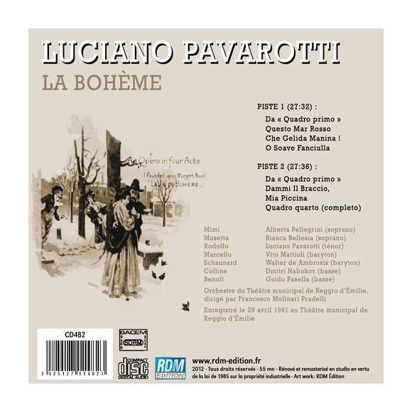 Pellegrini, Alberta, Bellesia, Bianca, Pavarotti, Luciano, Mattioli, Vito, De Ambrosis, Walter, Nabokov, Dmitri, Pasella,...