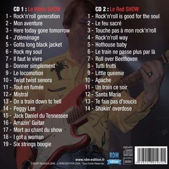 Blanca, Burt, L'autre king du rock !!! 33 hits live !, Rock français, RDM-Edition, Musique