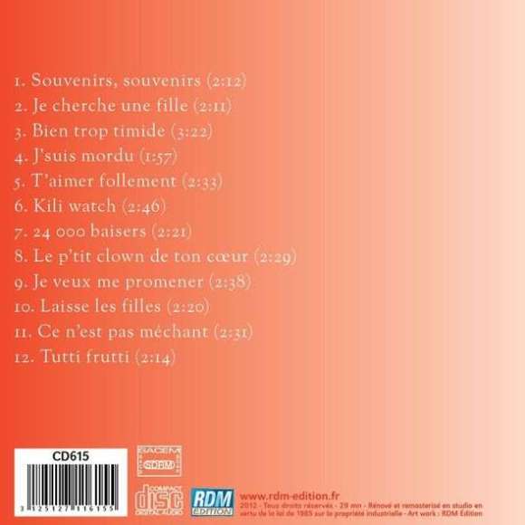 Hallyday, Johnny, Le disque d'or de Johnny Hallyday, Rock français, RDM-Edition, Musique