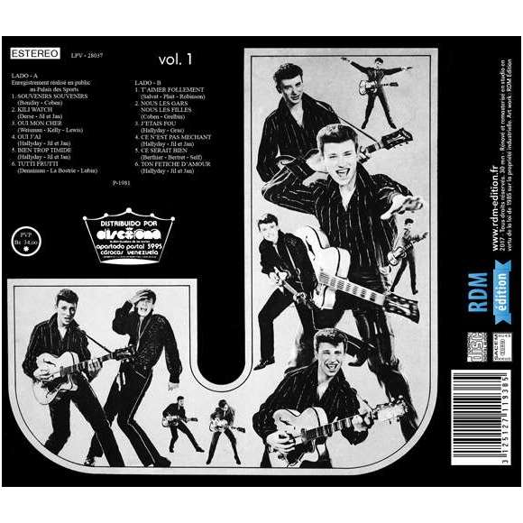 Hallyday, Johnny, Le disque d'or de Johnny Hallyday volumen 1 , Rock français, RDM-Edition, Musique