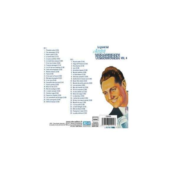 Verchuren, André, Le Grand bal de Verchuren vol. 4 , Musette, Accordéon, RDM-Edition, Musique
