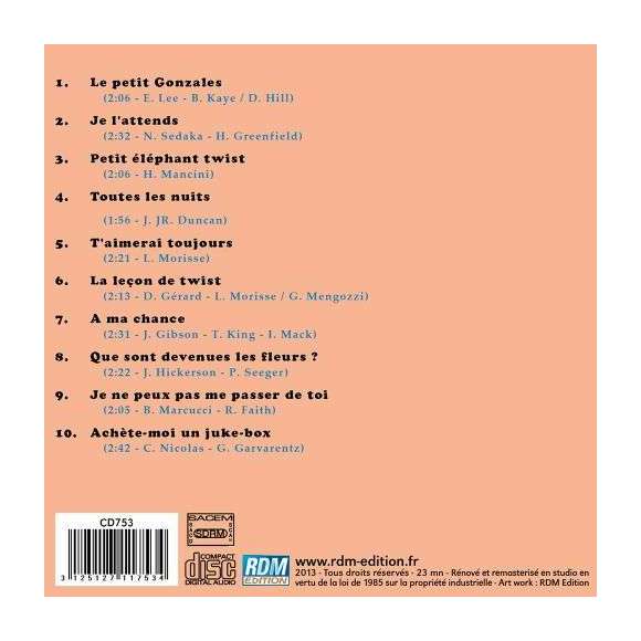 Dalida, Le Petit Gonzales, Variétés françaises, RDM-Edition, Musique