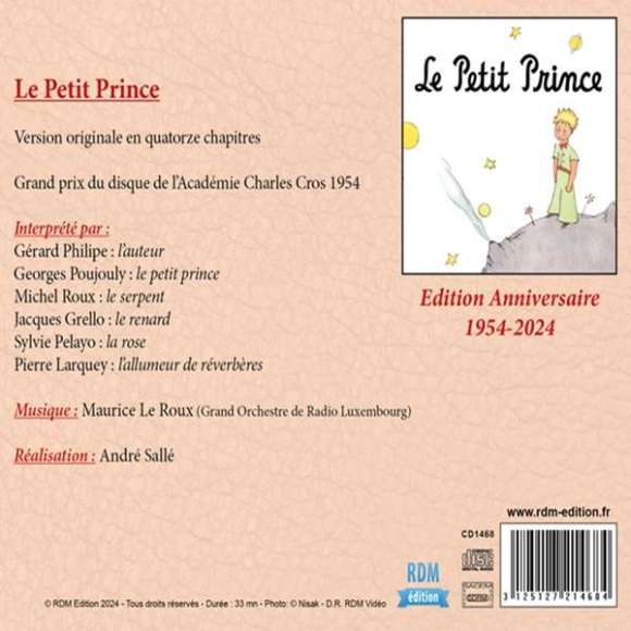 Philipe, Gérard, Poujouly, Georges, Roux, Michel, Grello, Jacques, Pelayo, Sylvie, Larquey, Pierre, Le Petit Prince :...