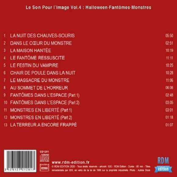 Brockensmith, J. W., Farnon, Robert, Le son pour l'image vol. 4 : Halloween - Fantômes - Monstres, Ambiance,...