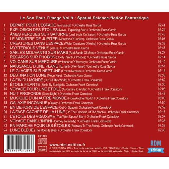 Garcia, Russel, Comstock, Franck, Le Son Pour l'Image Vol. 9 : Spatial - Science-fiction - Fantastique, Ambiance,...