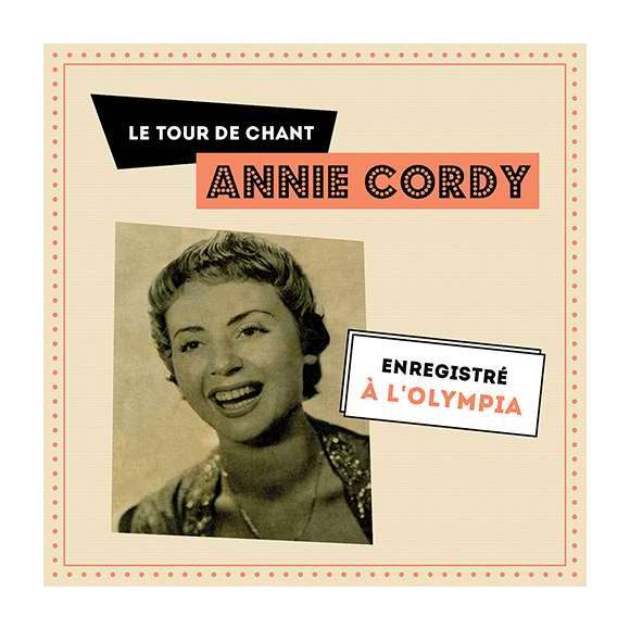 Cordy, Annie, Le tour de chant d'Annie Cordy à l'Olympia, Variétés françaises, RDM-Edition, Musique