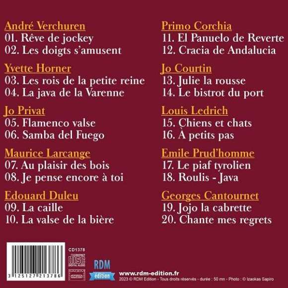 Verchuren, André, Horner, Yvette, Privat, Jo, Larcange, Maurice, Duleu, Edouard, Corchia, Primo, Courtin, Jo, Ledrich,...