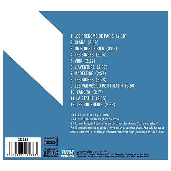 Brel, Jacques, Les Bourgeois, Variétés françaises, RDM-Edition, Musique