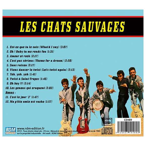 Les Chats sauvages, Les Chats sauvages, Rock français, RDM-Edition, Musique