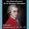Mozart, Wolfgang Amadeus, Les chefs-d'oeuvre de la musique classique - Symphonies nos 40-24-25, Classique, RDM-Edition,...