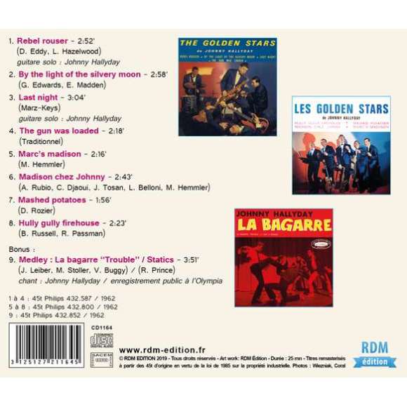 Hallyday, Johnny, Les Golden Stars de Johnny Hallyday, Rock français, RDM-Edition, Musique