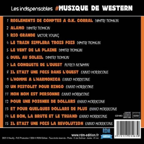 Laine, Frankie, Ritter, Tex, Les indispensables : musique de western, BOF & OST, RDM-Edition, Musique