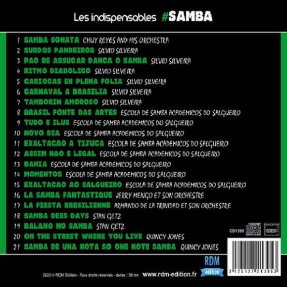 Silveira, Silvio, Getz, Stan, Jones, Quincy, Les indispensables : samba, Amérique latine, Caraïbes, Danse, RDM-Edition,...