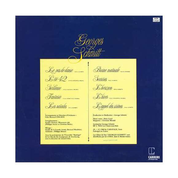 Schmitt, Georges, Les naïades, Instrumental, VINYLE, Vinyle, RDM-Edition, Musique
