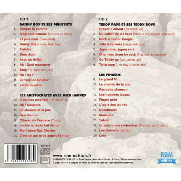 Boy, Danny, Harvey, Mick, Raye, Teddy, Les pionniers du Rock Français vol. 08 : Danny Boy et ses pénitents - Les...