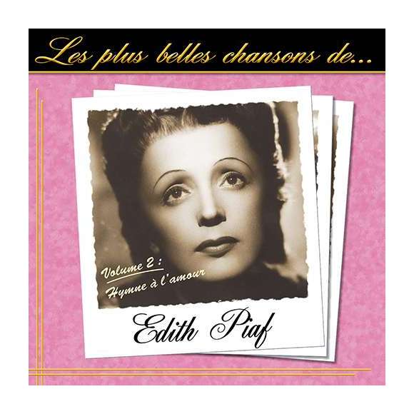 Piaf, Edith, Les plus belles chansons d'Edith Piaf - Volume 2, Variétés françaises, RDM-Edition, Musique