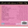 Piaf, Edith, Les plus belles chansons d'Edith Piaf - Volume 2, Variétés françaises, RDM-Edition, Musique