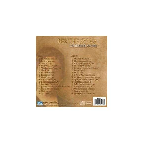 Sylva, Berthe, Les Roses blanches, Variétés françaises, RDM-Edition, Musique
