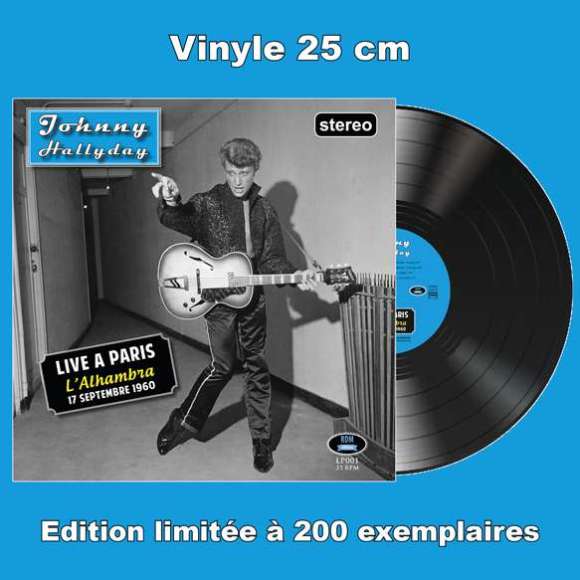 Hallyday, Johnny, Live à Paris, L'Alhambra - 17 septembre 1960 - Stéréo (Vinyle), Variétés françaises, Rock...
