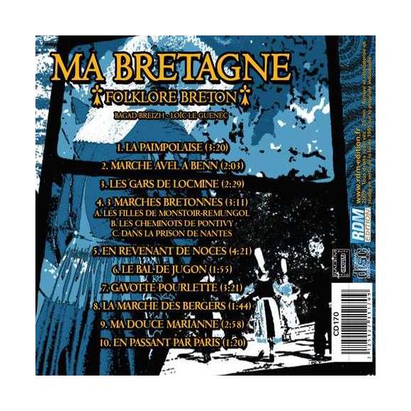 Le Guenec, Loïc , Ma Bretagne - folklore breton, Musique celte, Bretagne, RDM-Edition, Musique