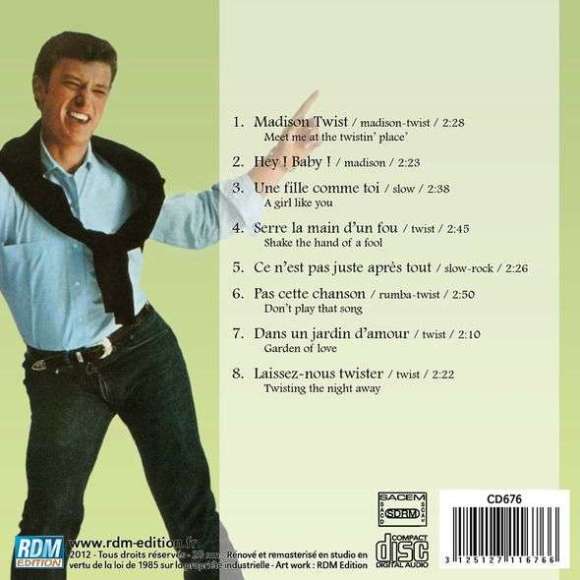 Hallyday, Johnny, Madison twist, Rock français, RDM-Edition, Musique