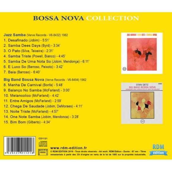 Getz, Stan, Manha de carnival, Variétés internationales, Amérique latine, Caraïbes, RDM-Edition, Musique