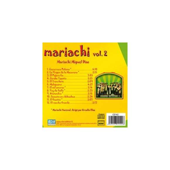 Dias, Miguel, Mariachi - volume 2, Musiques du monde, Amérique latine, Caraïbes, RDM-Edition, Musique