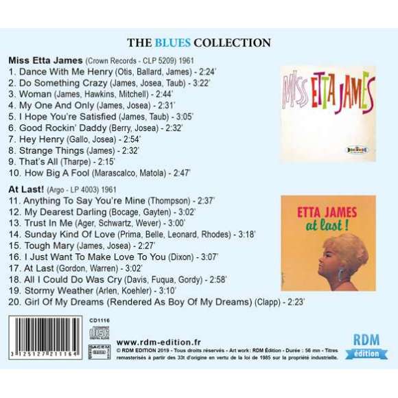James, Etta, Miss Peaches, Blues, RDM-Edition, Musique