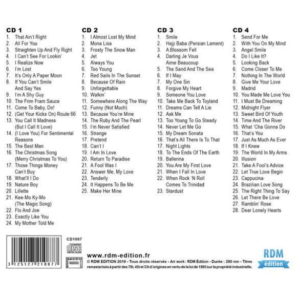 King Cole, Nat, Nat King Cole : Anthologie 1942-1962, Jazz, RDM-Edition, Musique