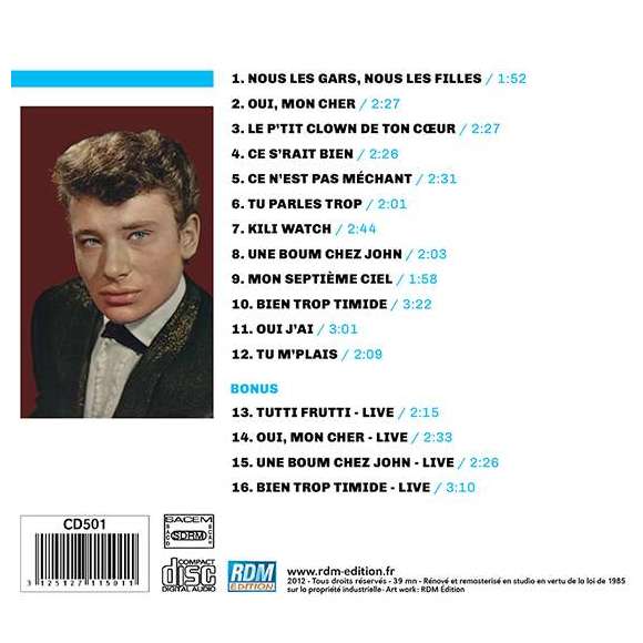 Hallyday, Johnny, Nous les gars, nous les filles, Rock français, RDM-Edition, Musique