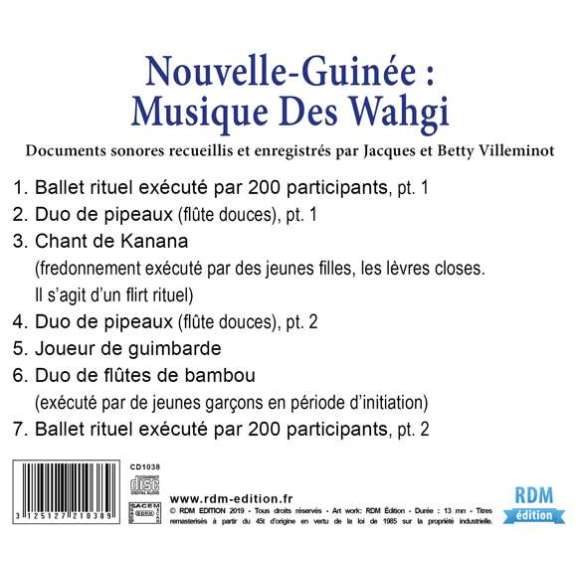 , Nouvelle-Guinée : musique des wahgi - Patrimoine de la musique traditionnelle du monde, Musiques du monde, Asie...