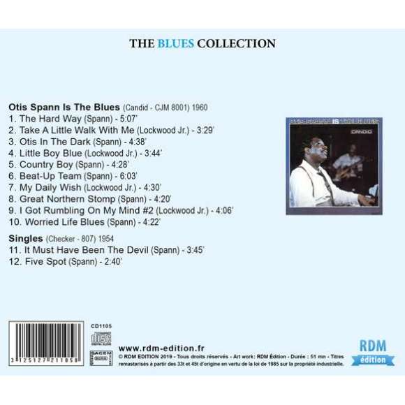 Spann, Otis, Otis Spann Is The Blues, Blues, RDM-Edition, Musique