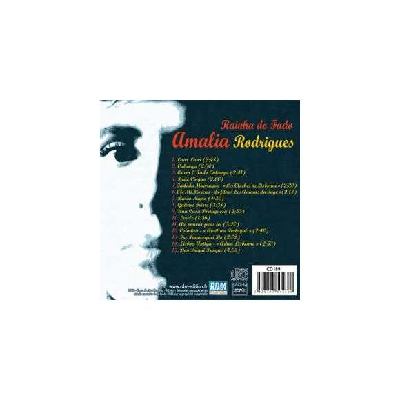 Rodrigues, Amalia, Rainha do Fado - Paris, Musiques du monde, Europe de l'Est et méridionale, RDM-Edition, Musique