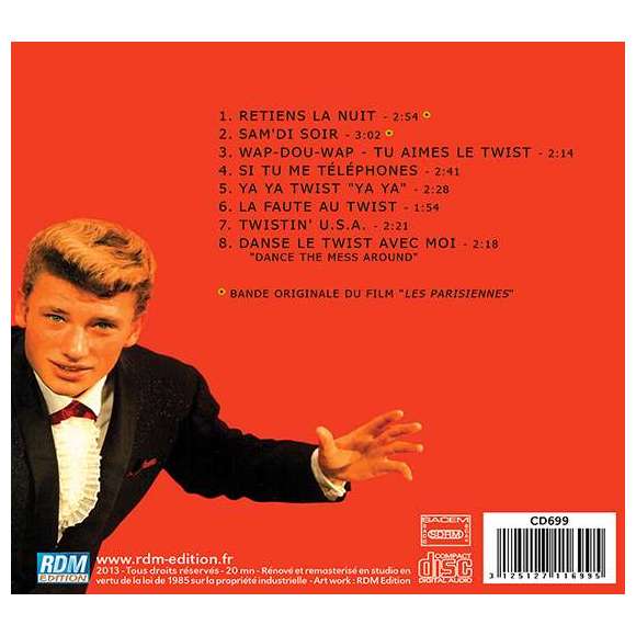Hallyday, Johnny, Retiens la nuit, Rock français, RDM-Edition, Musique