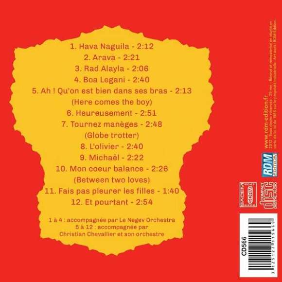 Zaraï, Rika, Rika Zaraï, ses premières années, Variétés françaises, RDM-Edition, Musique