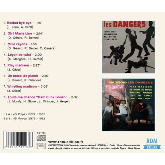 Les Dangers, Rocket bye bye - Collection Rock Français, Rock français, RDM-Edition, Musique