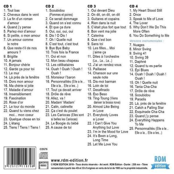 Distel, Sacha, Sacha Distel : L'anthologie 1957-1962, Variétés françaises, Jazz, RDM-Edition, Musique