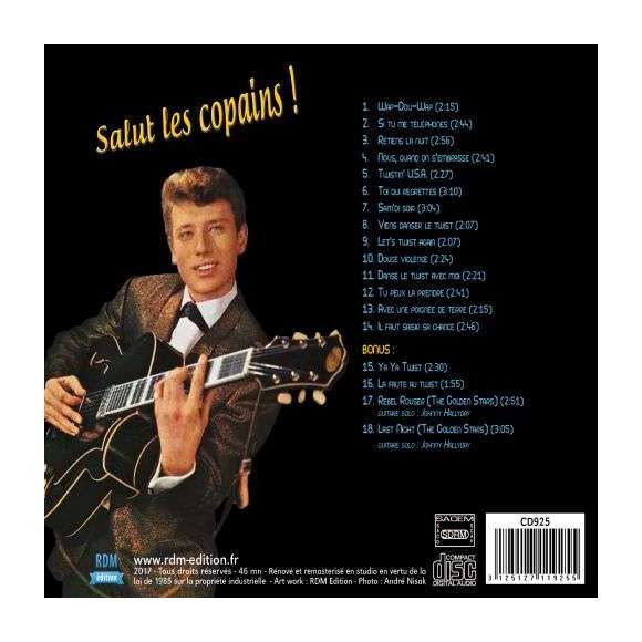 Hallyday, Johnny, Salut les copains !, Rock français, RDM-Edition, Musique