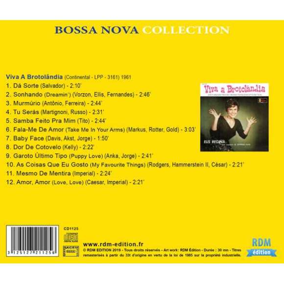 Regina, Elis, Samba feito pra mim, Variétés internationales, Amérique latine, Caraïbes, RDM-Edition, Musique